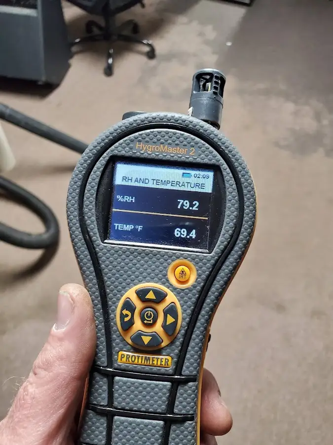 Moisture meter humidity assessment for Mold Remediation & Removal in Toledo