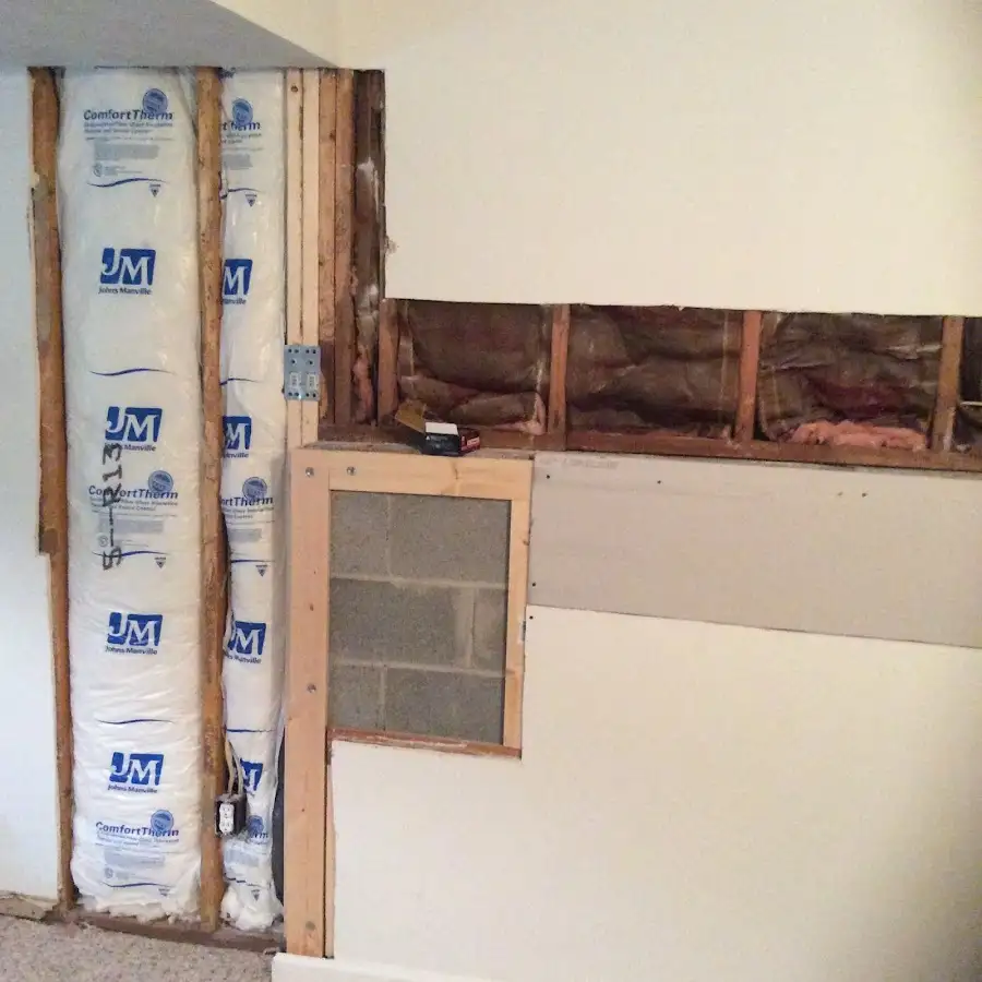 Wall insulation replacement during Contents Cleaning & Restoration in Toledo